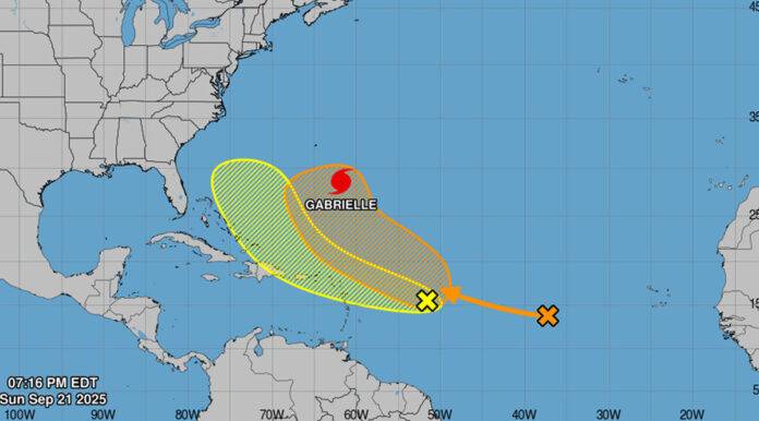 Huracán Gabrielle