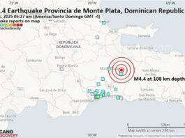 Sismo en Bayaguana