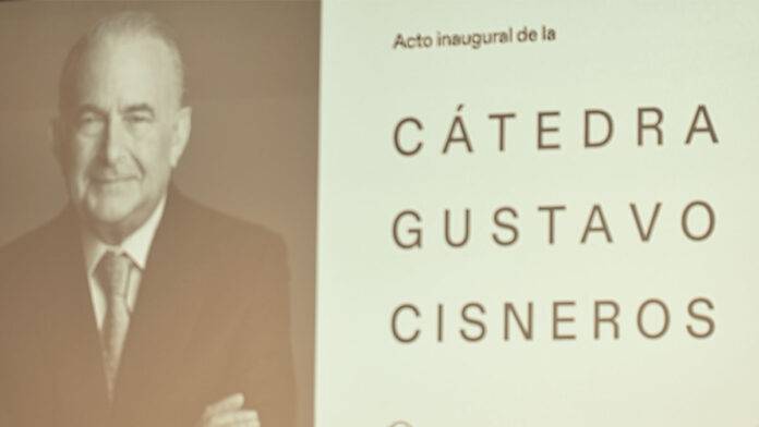 Cátedra Gustavo Cisneros portada Cátedra Gustavo Cisneros Universidad de Navarra