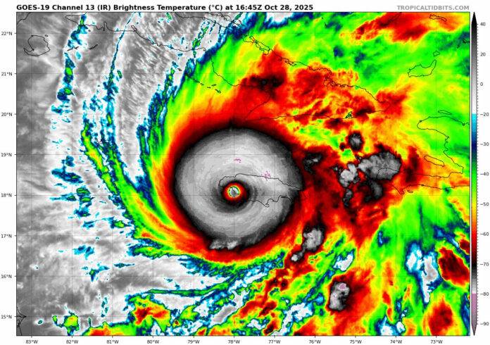 Huracán Melissa azota Jamaica Huracán Melissa en Jamaica
