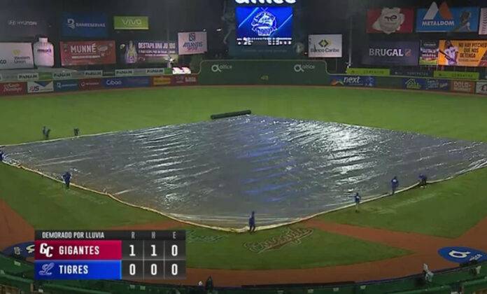 lluvias suspenden juego entre Gigantes y el Licey