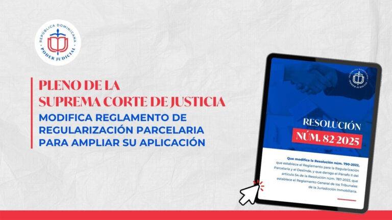 Modificación del Reglamento de Regularización Parcelaria
