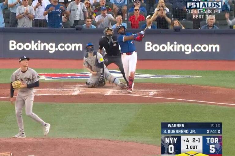 Vladimir Guerrero Jr. Grand Slam Yankees