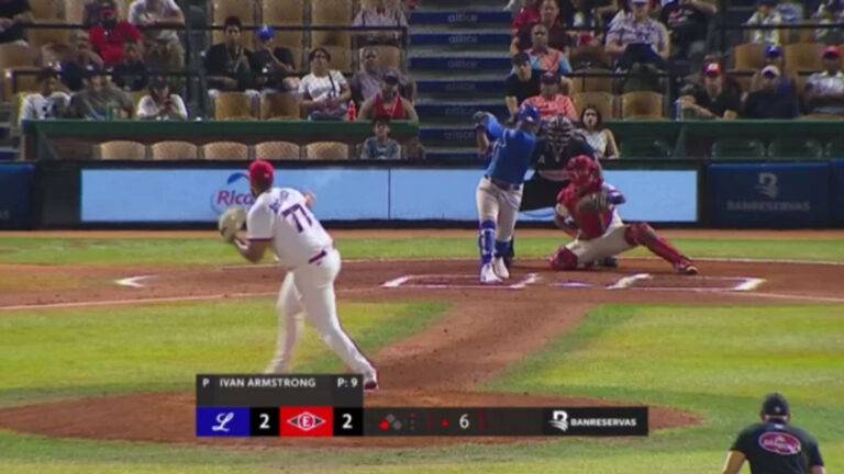 Leyba impulsa triunfo de los Tigres del Licey en el Quisqueya