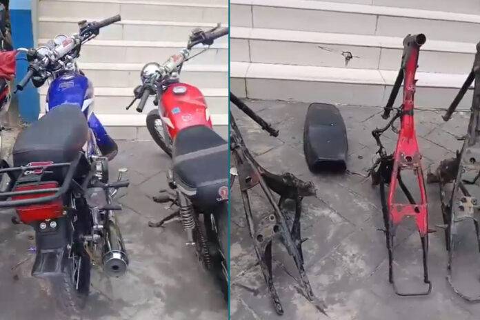 robo de motocicletas en Yamasá