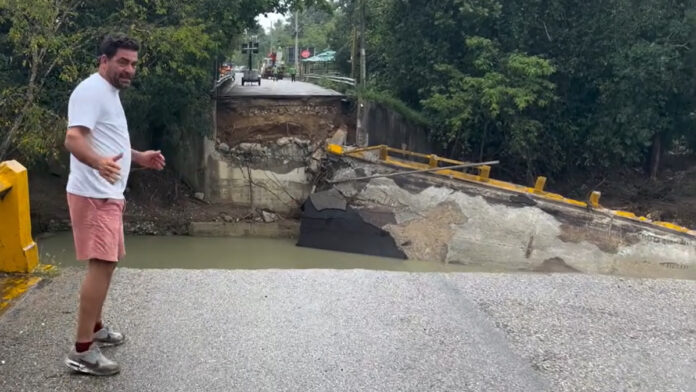 grancera en el río Camú
