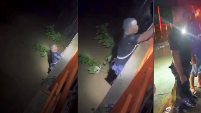 sargento mayor rescata pareja