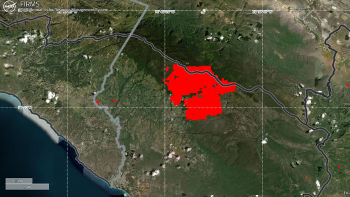 incendio forestal