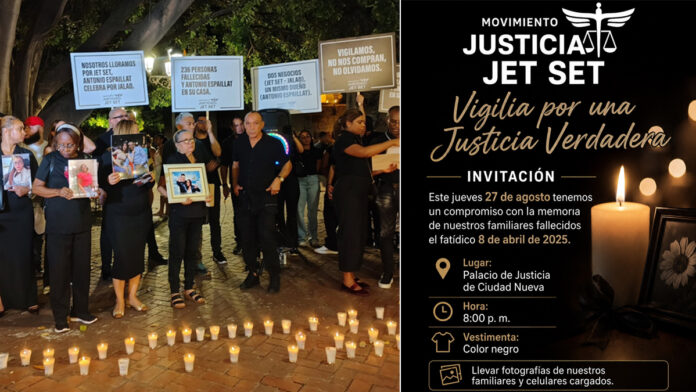 vigilia Justicia Jet Set